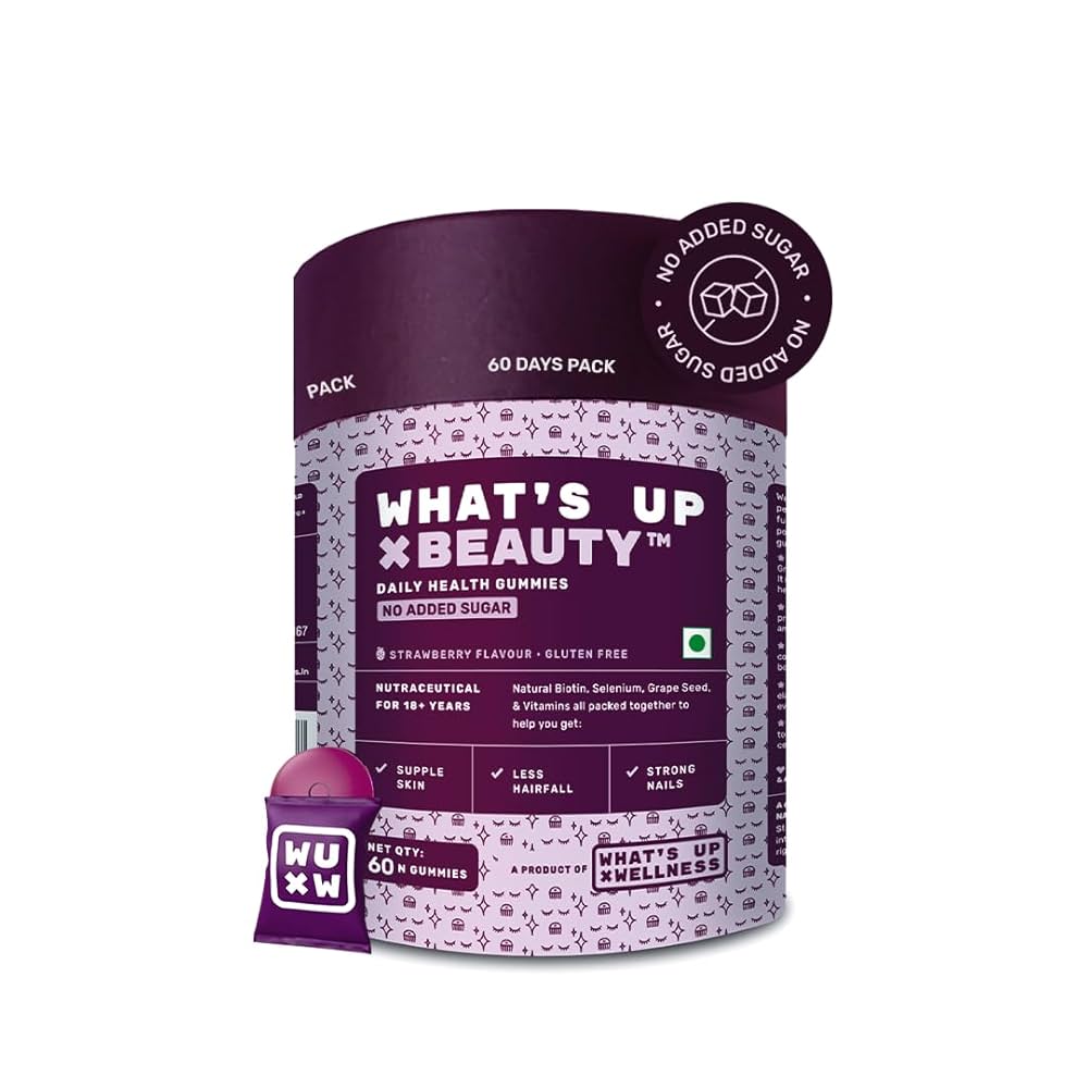 What's Up Wellness Natural Biotin Gummies  (30 No)