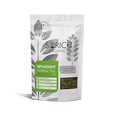 Sorich Organics Spearmint Herbal Tea For PCOS PCOD Acne Herbal Tea Pouch  (100 G)