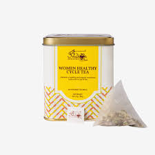 The Indian Chai Women Healthy Cycle Tea 30 Pyramid Tea Bags(30 Bags)